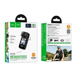 Екшн камера Hoco DV105 sports camera Black - мініатюра 2