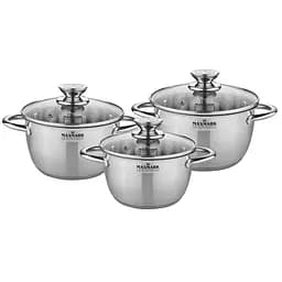 Набір посуду Maxmark, 4 предмети, металік (MK-VS8504A)