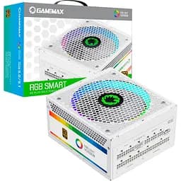 Блок живлення GameMax 750W RGB 750 PRO WH (ATX3.0/3.1 PCI (RGB 750 PRO WH (ATX3.0/3.1 PCI) - мініатюра 10