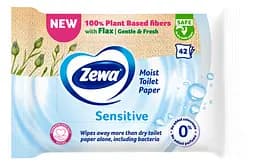 Вологий туалетний папір Zewa Sensitive 42 шт. - мініатюра 2