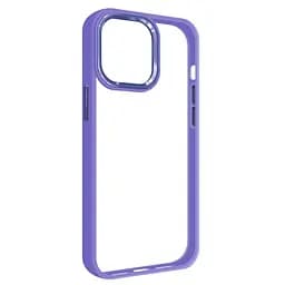Чехол для Apple iPhone 14 Pro Max, UNIT2, фиолетовый, ударопрочный, прозрачный противоударный чехол-накладка из TPU и поликарбоната (PC), с защитными бортиками, защита всего корпуса от ударов и царапин, ArmorStandart (ARM69963)