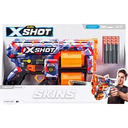 Скорострельный бластер Zuru X-Shot Skins Dread Malice 12 патронов (36517Q)