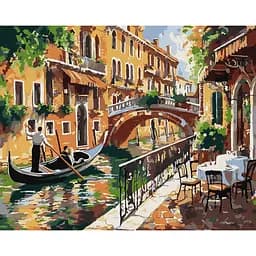 Картина за номерами "Венеційський спокій" Ideyka KHO3661 40х50 см