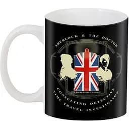 Кружка GeekLand Шерлок Холмс CONSULTING DETECTIVE &amp; TIME TRAVEL INVESTIGATOR