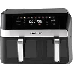 Аерофритюрниця безмасляна Sokany SK-10034 11л електрична з сенсорним керуванням, таймер 2800Вт