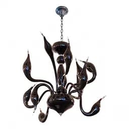 Люстра подвесная Brille галогенная G4 20W BK (BL-015S/12)