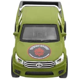 Автомодель TechnoDrive KM6119 серія Шеврони Героїв Toyota Hilux Червона калина - мініатюра 7