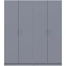 Комплект Doros Промо з полицями Сірий 2+2 ДСП 180х48х204 (80737771)