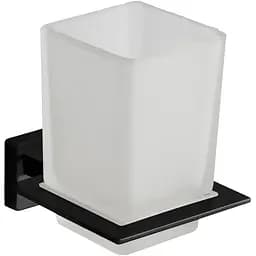 Склянка для зубних щіток VBI Mercury black VBI-040204BL чорний матовий