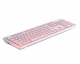 Клавіатура Gembird KB-UML3-01-W-UA, 3-х кольорове підсвічування клавіш, USB, White (KB-UML3-01-W-UA) - мініатюра 4