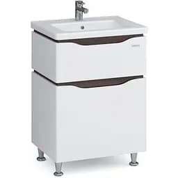 Тумба підлогова Sanwerk Алесса 60 венге з умивальником Space Line (MV0000873) Венге