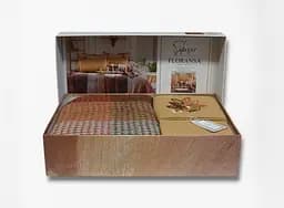 Летнее постельное белье с покрывалом-пике Floransa Hardal Saheser pbe0051389