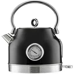 Електрочайник XO CF6 ретро з термометром чорний