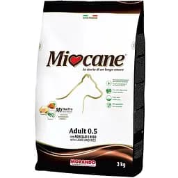 Сухой корм для собак средних и больших пород Morando MioCane, с ягненком и рисом, 3 кг