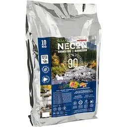 Сухий корм для дорослих собак міні порід Necon Natural Wellness Dog Mini лосось та рис 10 кг