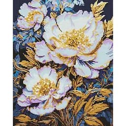 Алмазная мозаика Элегантные цветы AMO8152, 40х50 см