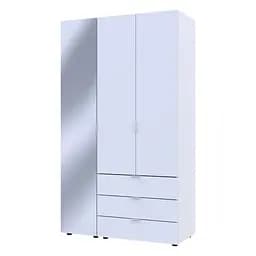 Шафа для одягу Doros Гелар Біла 2ДСП/Дзеркало 116.5х49.5х203.4 (42002154)