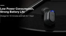 Бездротова Bluetooth-гарнітура Remax RB-T31 Black - мініатюра 5