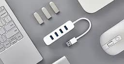 Usb-хаб Xiaomi 4xUsb 3.0 Usb-C Splitter XMFXQ01QM (JGQ4007CN) - мініатюра 2