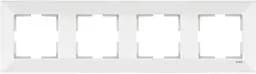 Рамка четверна VIKO Meridian горизонтальна Білий (90979004-WH)