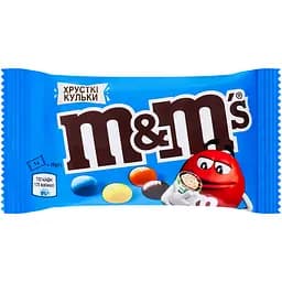 Драже M&M's з рисовими кульками у молочному шоколаді, 36 г (691321)
