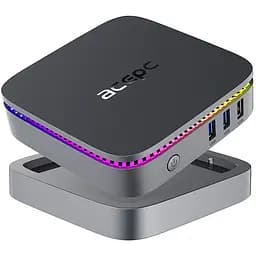 Міні-ПК Acepc PicoBox Pro AK1 / Intel N95 / RAM 16GB / SSD 512GB / 2 x HDMI / LAN, Wi-Fi, Bluetooth / Windows 11 Pro / Сірий