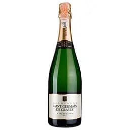 Шампанское Les Producteurs Reunis Saint Germain de Crayes Carte Blanc de blancs, белое, брют, 12%, 0,75 л