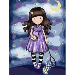 Картина за номерами "Catch A Falling Star Santoro Gorjuss Collection" Ідейка KHO8680, 30х40 см