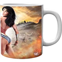 Кружка GeekLand Чудо-Женщина Wonder Woman с щитом WW.02.014