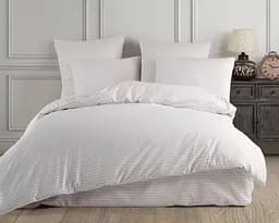 Постільна білизна Charlotte Stone Сатин-Stripe / простирадло на резинці Cotton Shine pbe0052107