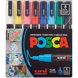 Набор маркеров Uni Posca Soft Color 1.8-2.5 мм 8 шт. (PC-5M SOFT COLOR 8C)