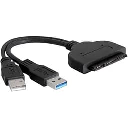 Переходник USB 3.0 Type-A SATA III 2.5" 7+15 pin OEM