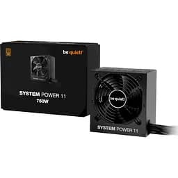 Блок живлення be quiet! 750 Вт System Power 11, Black, 80+ Bronze, Active PFC, 12 см, 1xMolex / 5xSATA / 1x16-pin / 3x6+2-pin / 1x4+4-pin / 1x8-pin / 1x24-pin, захист OCP/OVP/OPP/OTP/SCP/UVP/SIP (BP012EU) - мініатюра 3