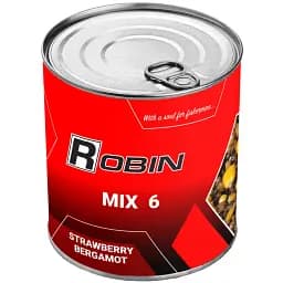 Зернова суміш Robin Мікс 6-ти Зерен Полуниця Бергамот 900 мл (з/б)