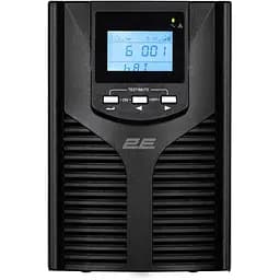 ДБЖ безперервної дії (Online) 2E OD2000, 2000VA/1800W, LCD, USB, USB, 2xSchuko (2E-OD2000) - мініатюра 2