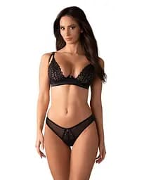 Бюстгальтер Obsessive Donarella, XL/2XL (черный)