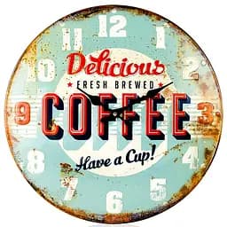 Годинник настінний Technoline WT5020 Coffee (WT5020), Блакитний