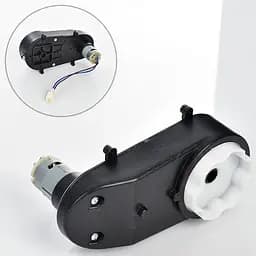 Рульовий редуктор для квадроцикла M 4795 отвір під вісь 10мм 12V RPM6600 довжина 17см