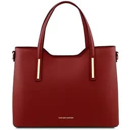 Кожаная женская сумка Tuscany 37.5х27.5х16.5 см sum0026404