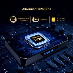 X96Q Pro+ Plus 4/32Gb Allwinner H728 (8 ядер) Android 14 - мініатюра 3