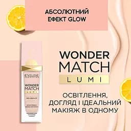 Тональный крем Eveline Wonder Match Lumi Illuminating №10 30 мл - мініатюра 3