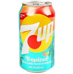 Напій 7UP Tropical безалкогольний газований 0.355 л