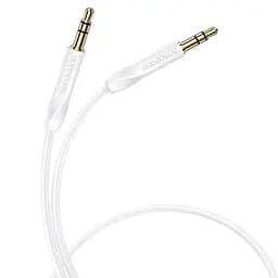 Аудіокабель Borofone BL16 Clear sound 3.5 мм/1 м білий - мініатюра 4