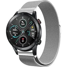 Ремінець 22 мм міланська петля BeWatch для Honor Magic Watch 2 46mm Срібний (1020205.U)