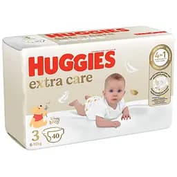 Підгузки Huggies Extra Care Jumbo 3 (6-10 кг), 80 шт. (40 шт. x 2 шт.) - мініатюра 2