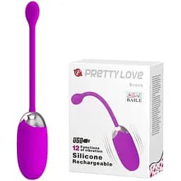 Виброяйцо Pretty Love Brook 15,5 см (фиолетовый)