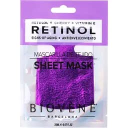Маска тканевая Biovene Retinol Signs-of-aging Glam Sheet Mask With Cherry And Vitamin E 20 мл