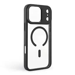 Чехол Apple iPhone 17 Pro Max, Unit MagSafe, черный, прозрачный, магсейф, противоударный, магнитный, панель-накладка с поддержкой MagSafe, с поддержкой беспроводной зарядки, TPU+PC, защита всего корпуса, ударопрочный, ArmorStandart (ARM87913) - мініатюра 2