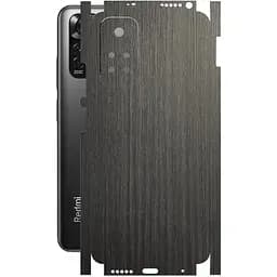 Захисна плівка StatusSKIN для Xiaomi Redmi Note 11 Корпус Вініл Дерево сріблясто-чорне