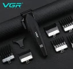 Професійна стрижкова машинка VGR V-640C керамічне лезо 2500 mAh 9000 об/хв додаткове регулювання висоти зрізу - мініатюра 5